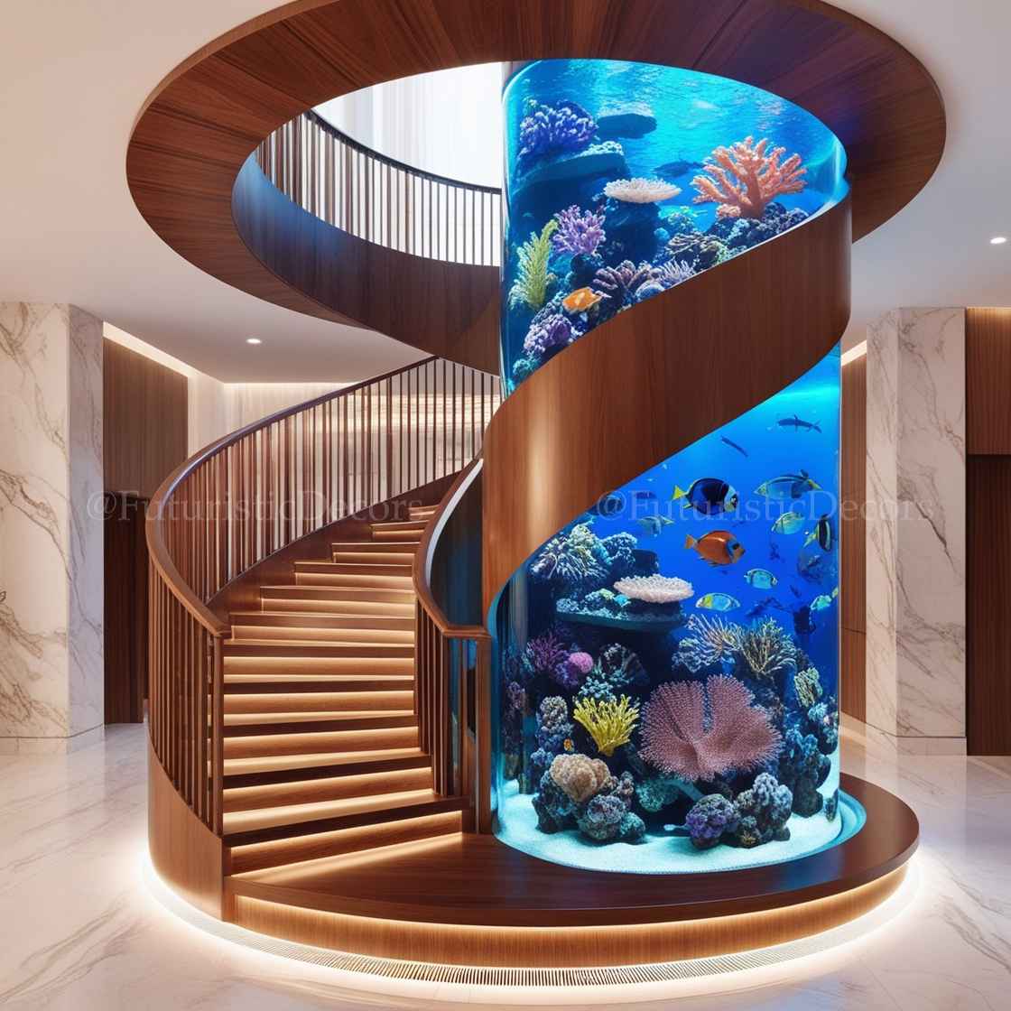 Spiral Staircase Aquarium