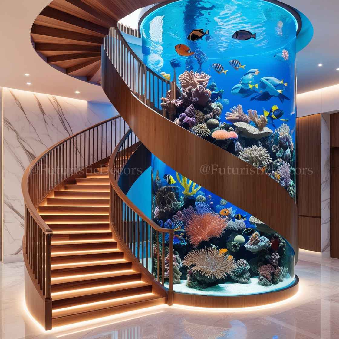 Spiral Staircase Aquarium