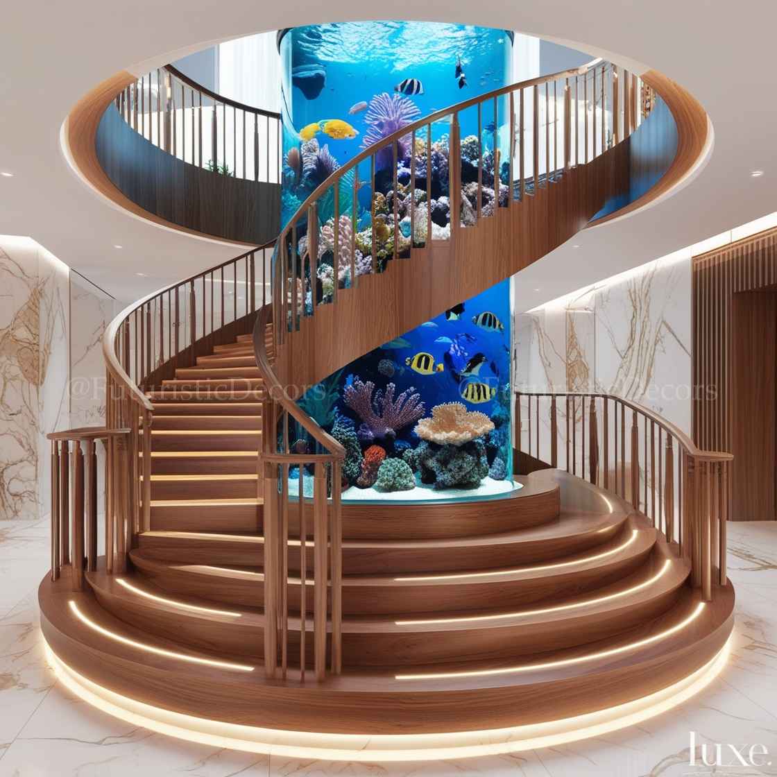 Spiral Staircase Aquarium