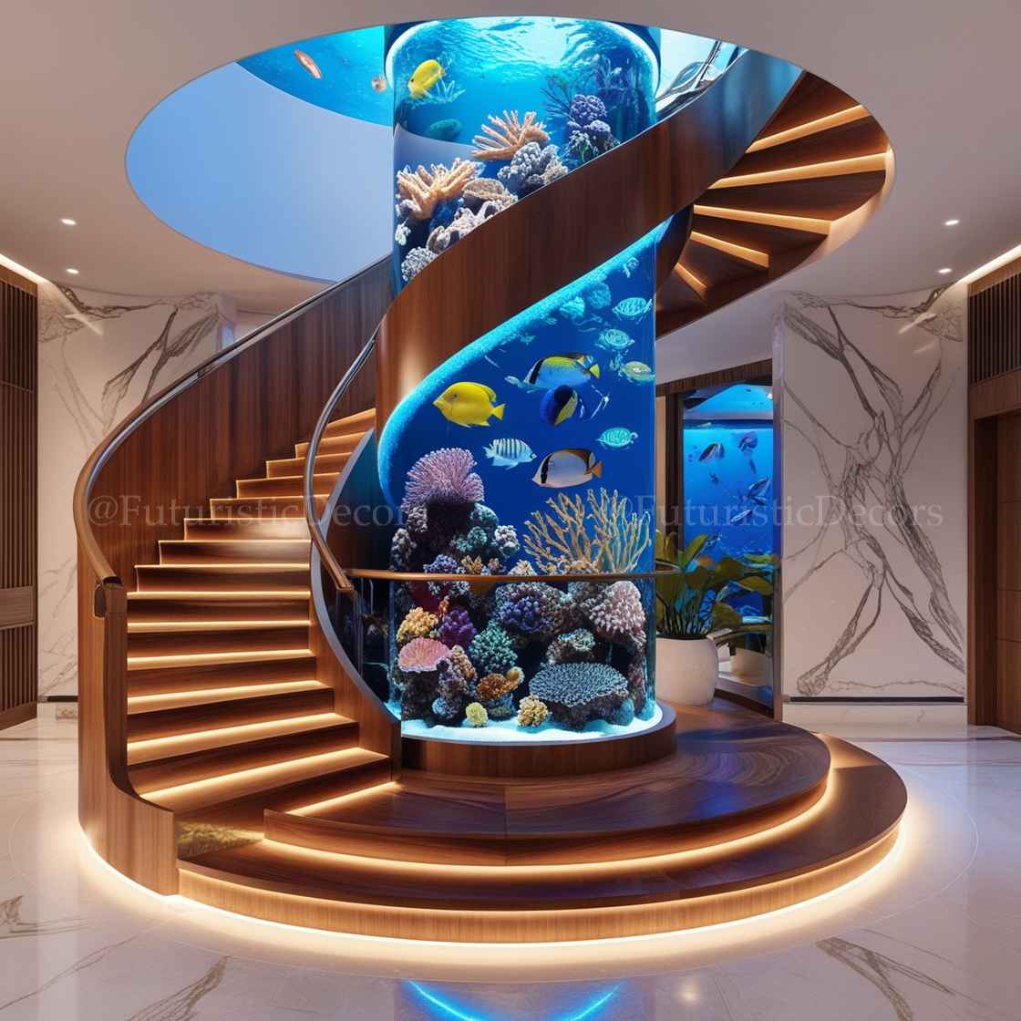 Spiral Staircase Aquarium