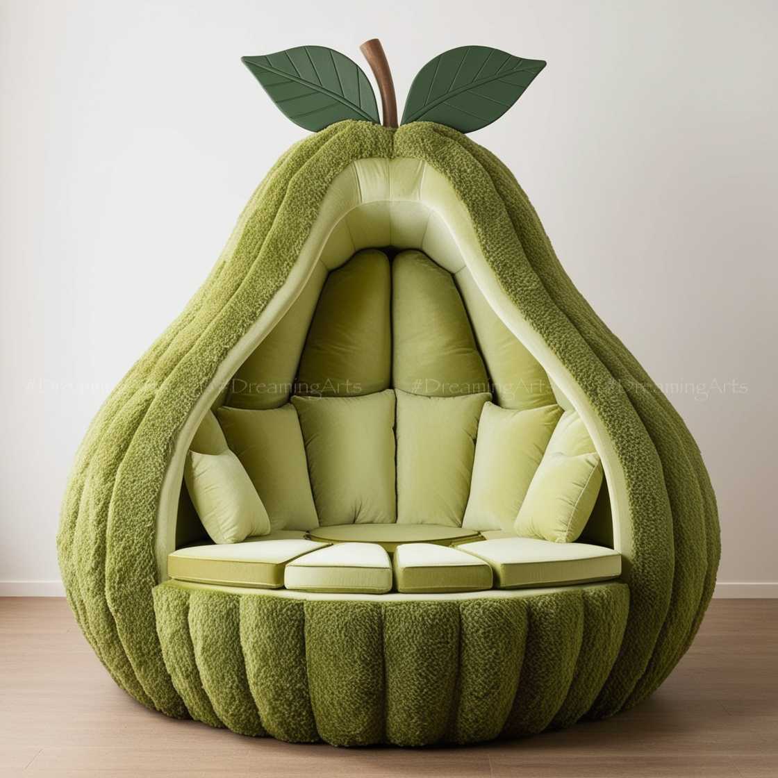 Giant Fruit Lounging Pods