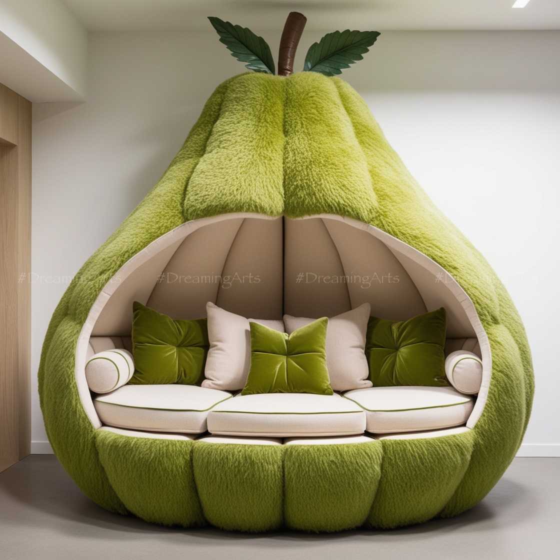 Giant Fruit Lounging Pods