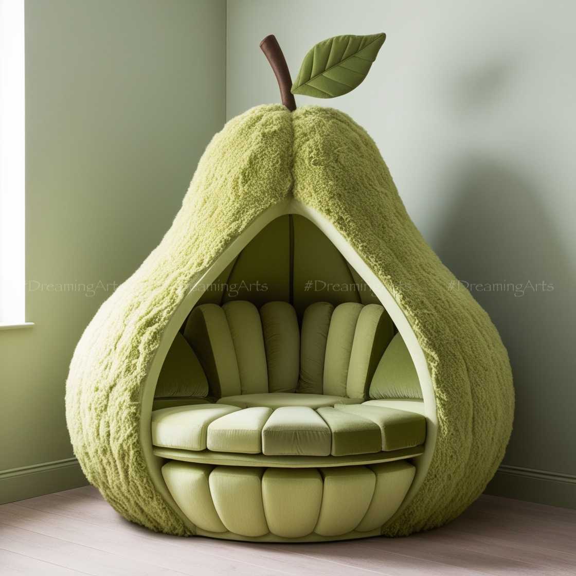 Giant Fruit Lounging Pods