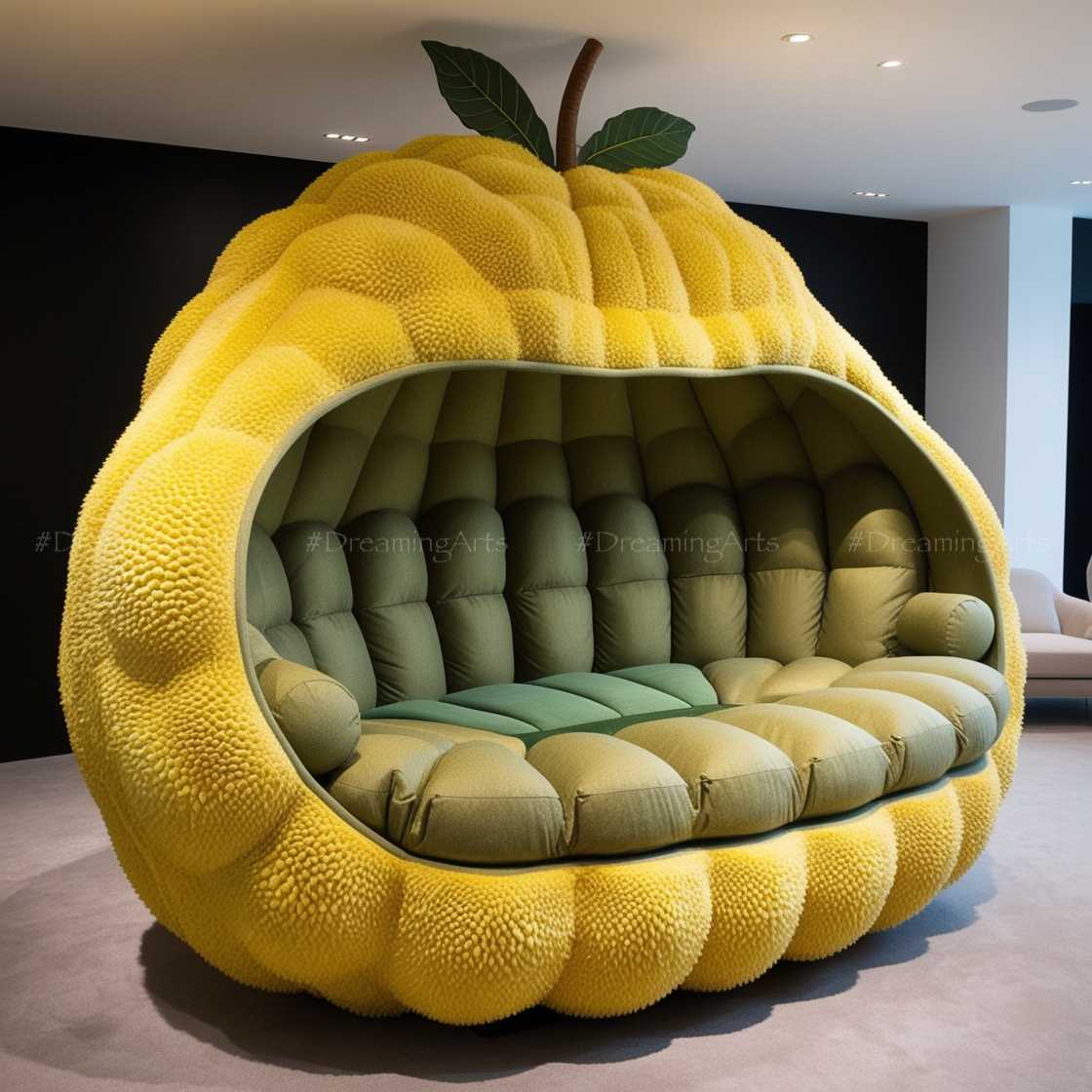 Giant Fruit Lounging Pods