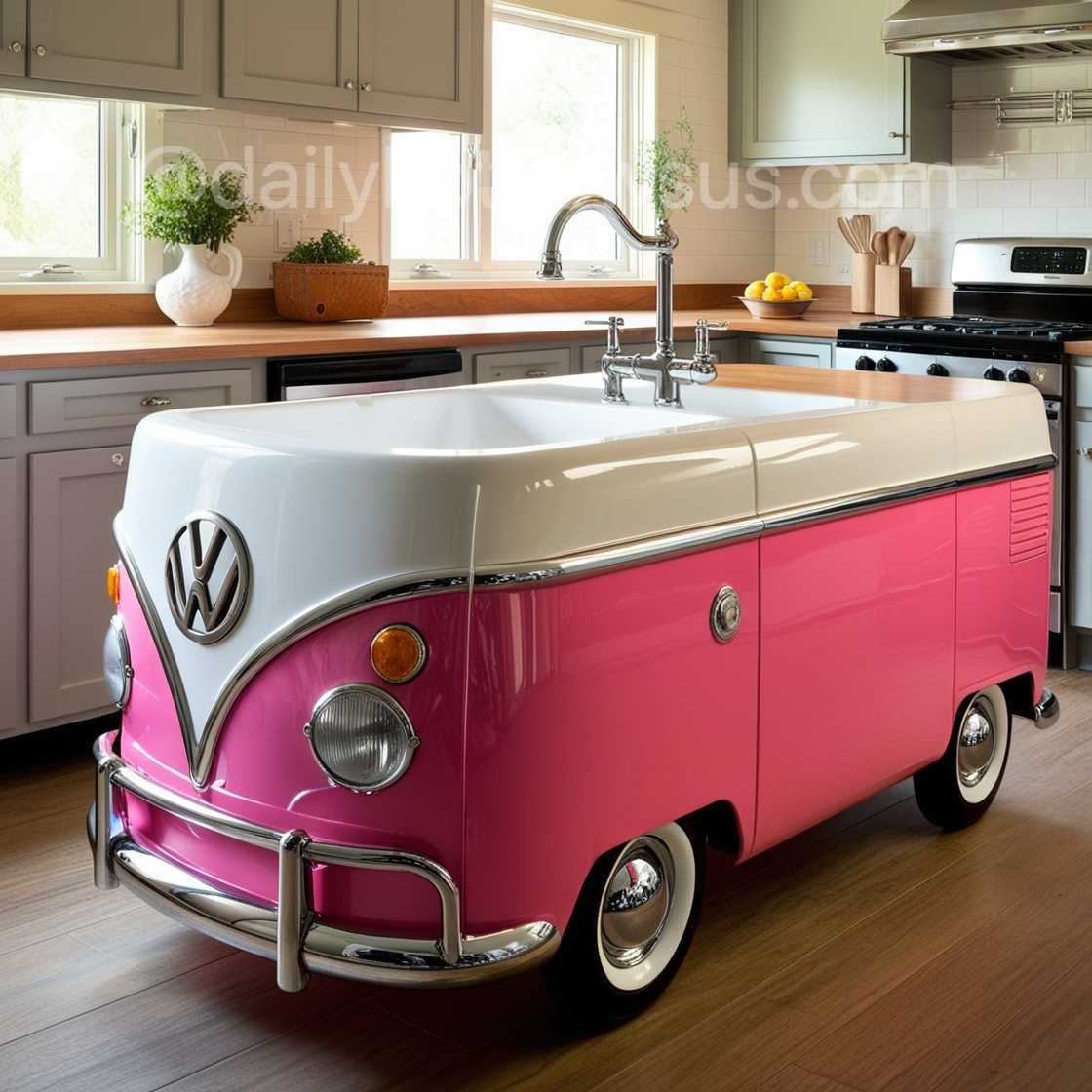 Volkswagen Bus Kitchen Sinks