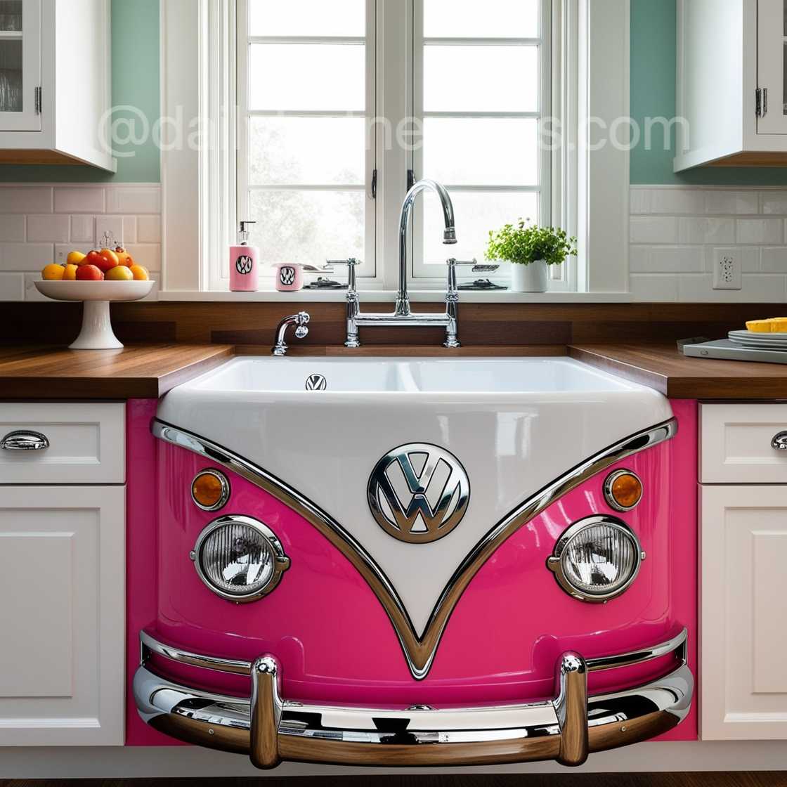 Volkswagen Bus Kitchen Sinks