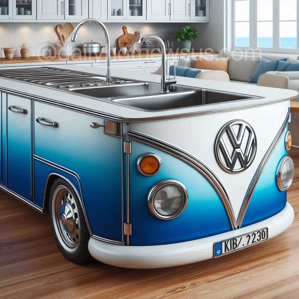 Volkswagen Bus Kitchen Sinks