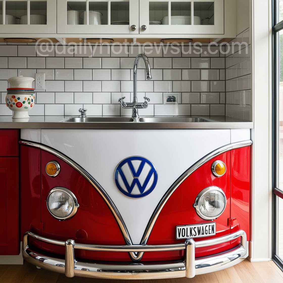 Volkswagen Bus Kitchen Sinks