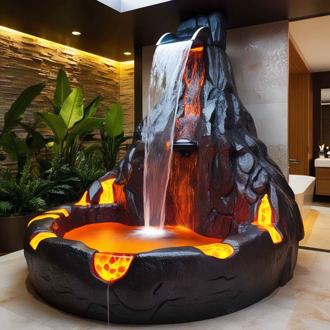 Volcano Bathtub