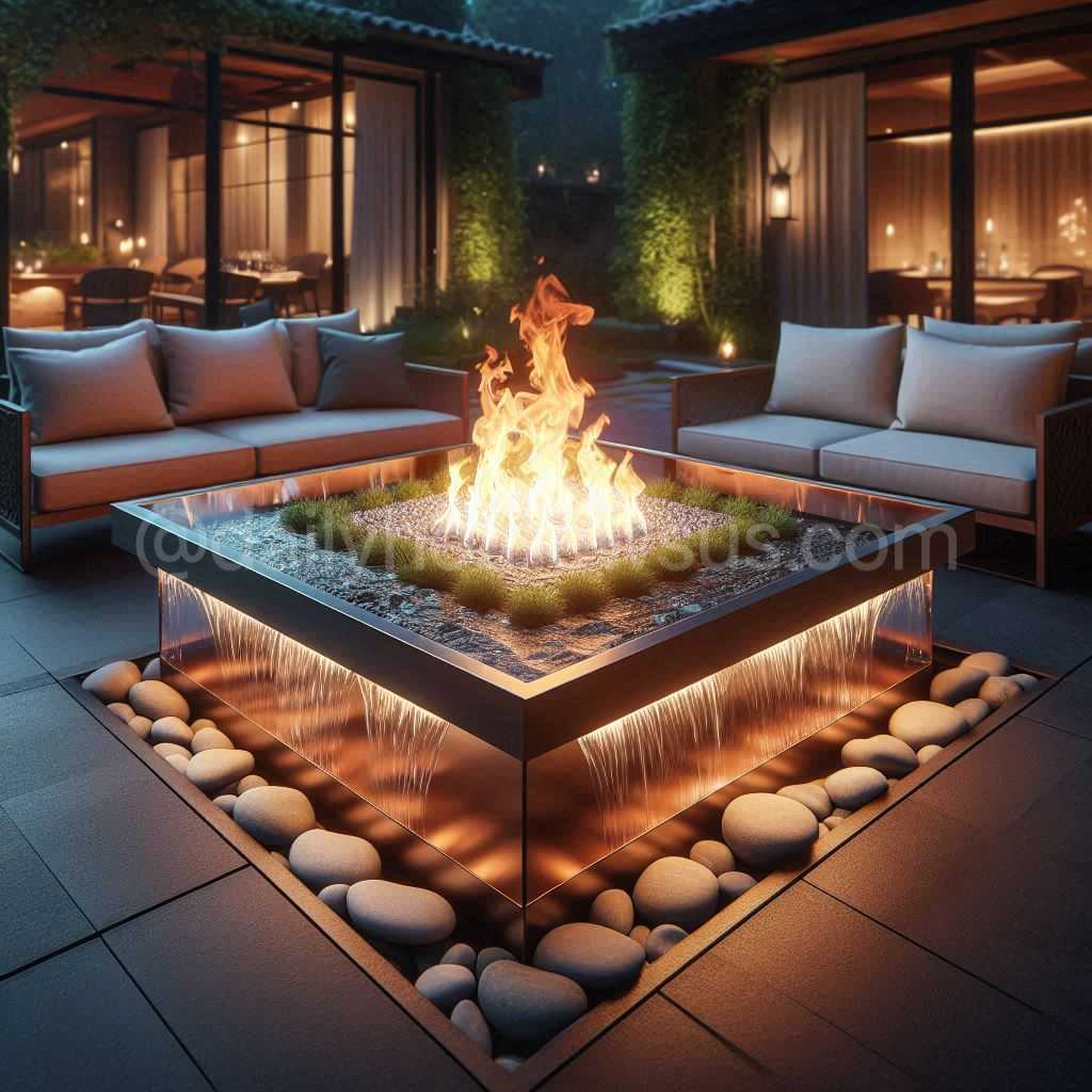 Waterfall Fire Tables