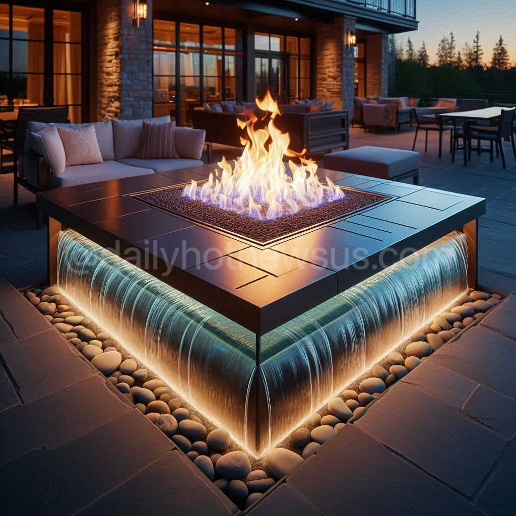 Waterfall Fire Tables