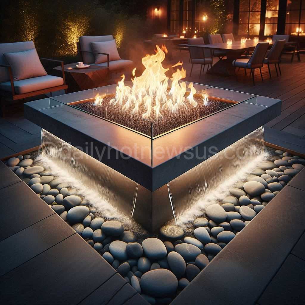 Waterfall Fire Tables