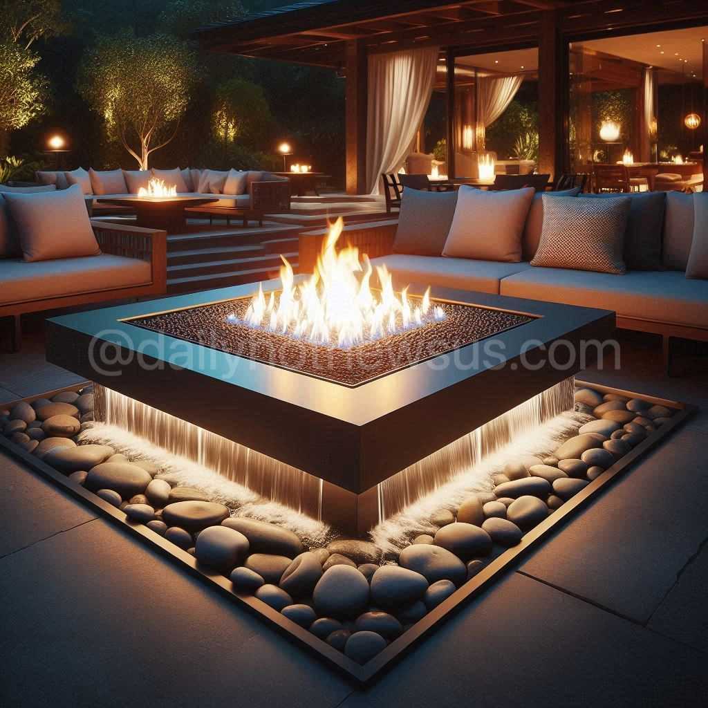 Waterfall Fire Tables