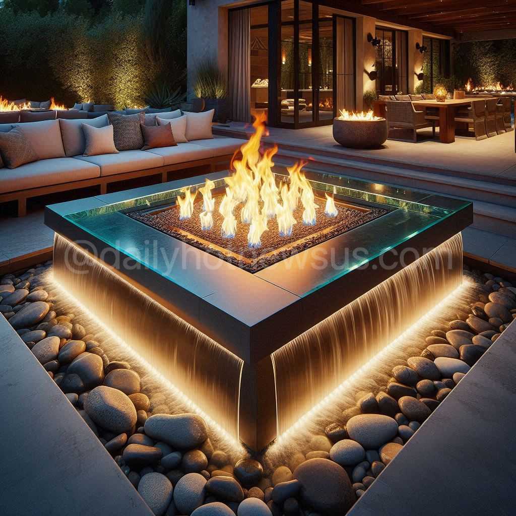 Waterfall Fire Tables