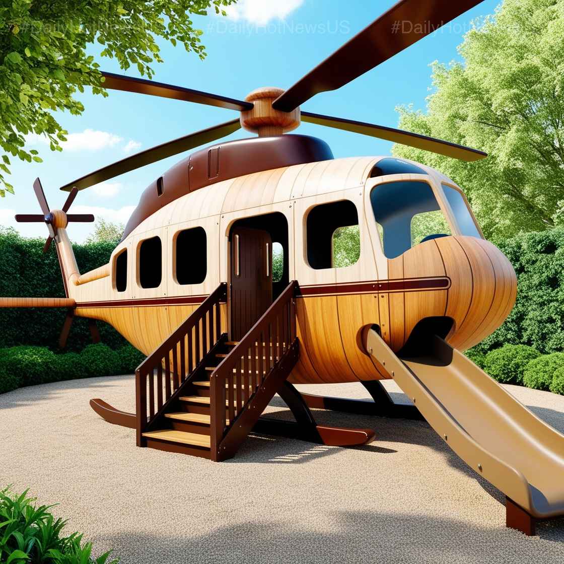 Wood Helicopter Playgrounds