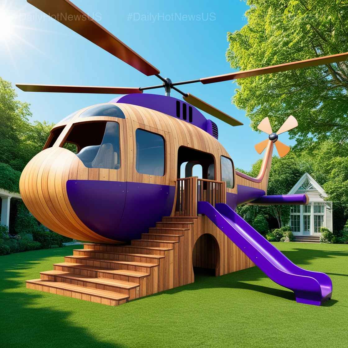 Wood Helicopter Playgrounds