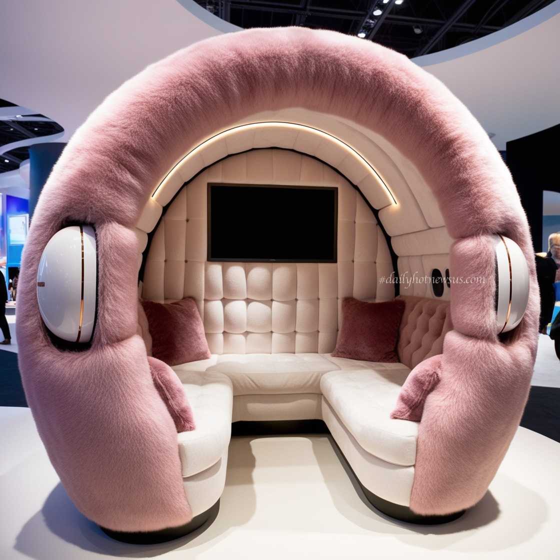 Headphone Lounging Pod