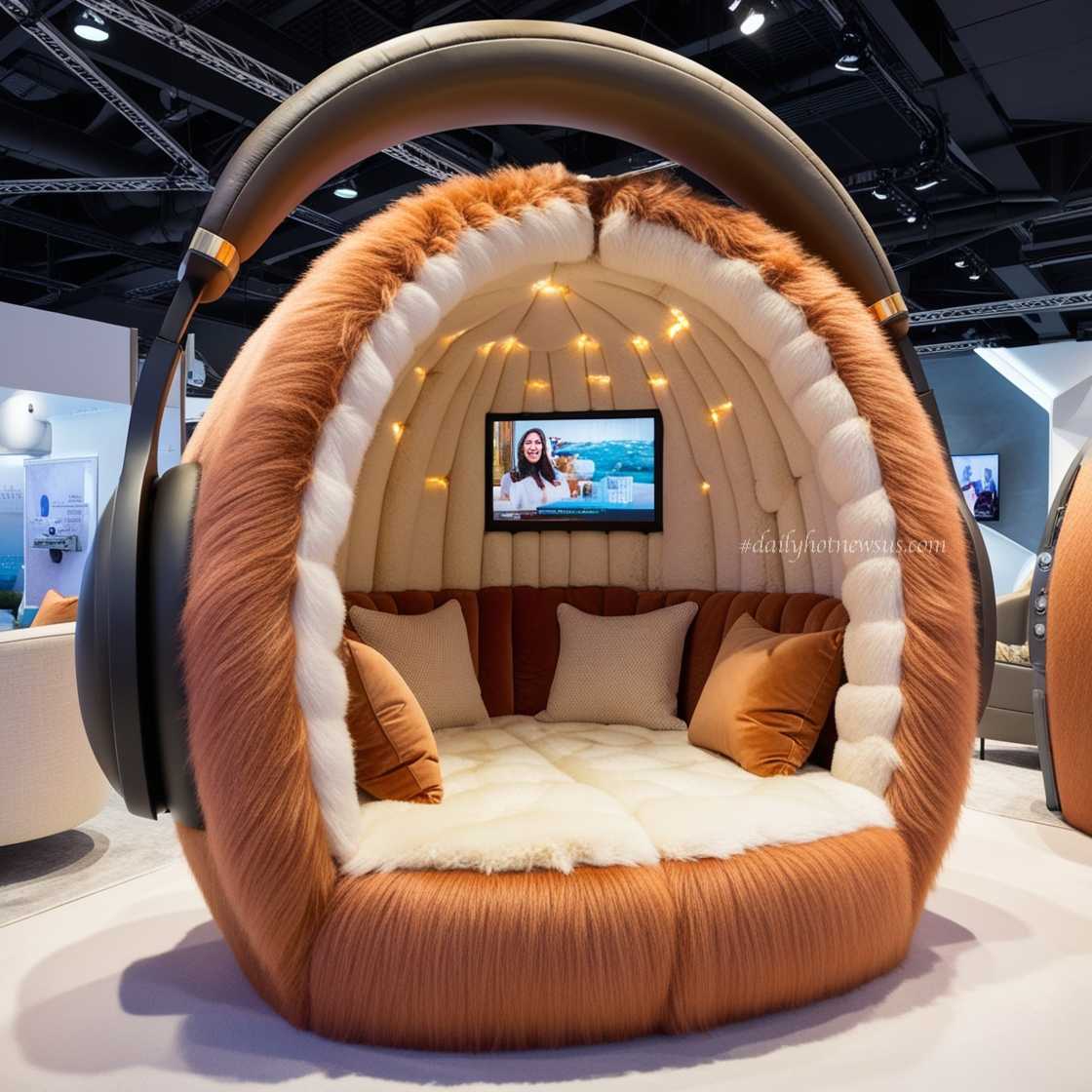 Headphone Lounging Pod