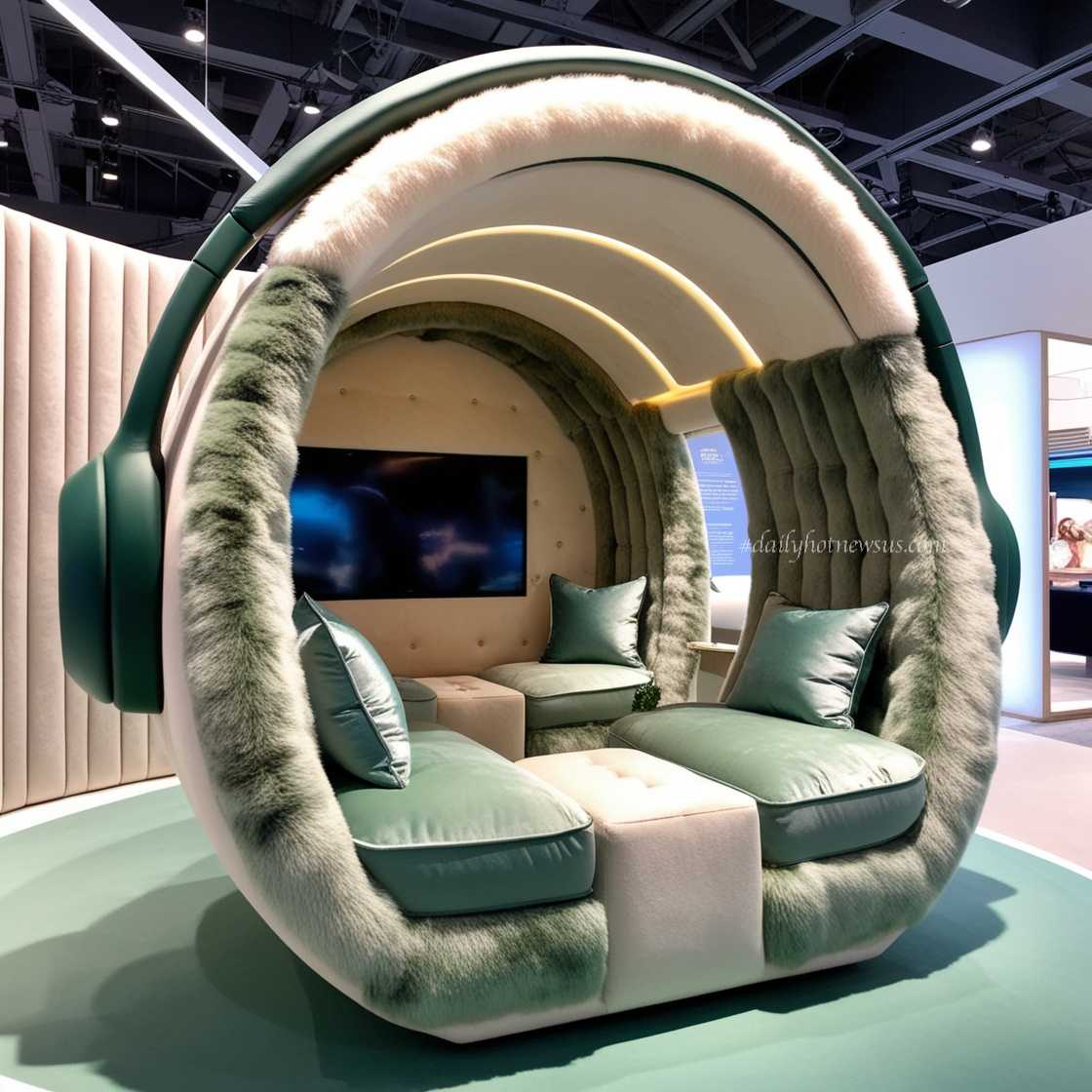 Headphone Lounging Pods