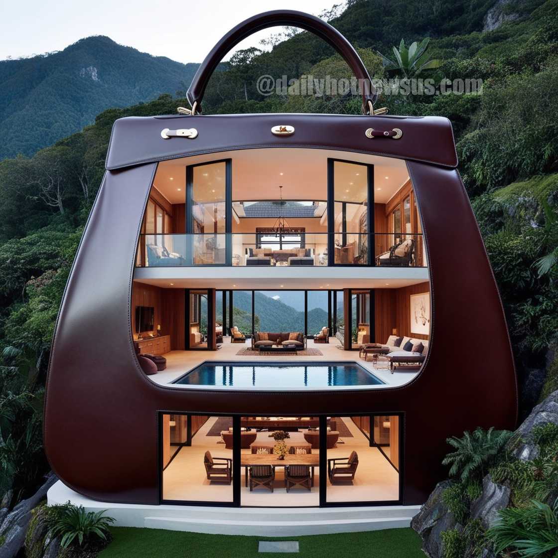 Bag-Shaped Villa