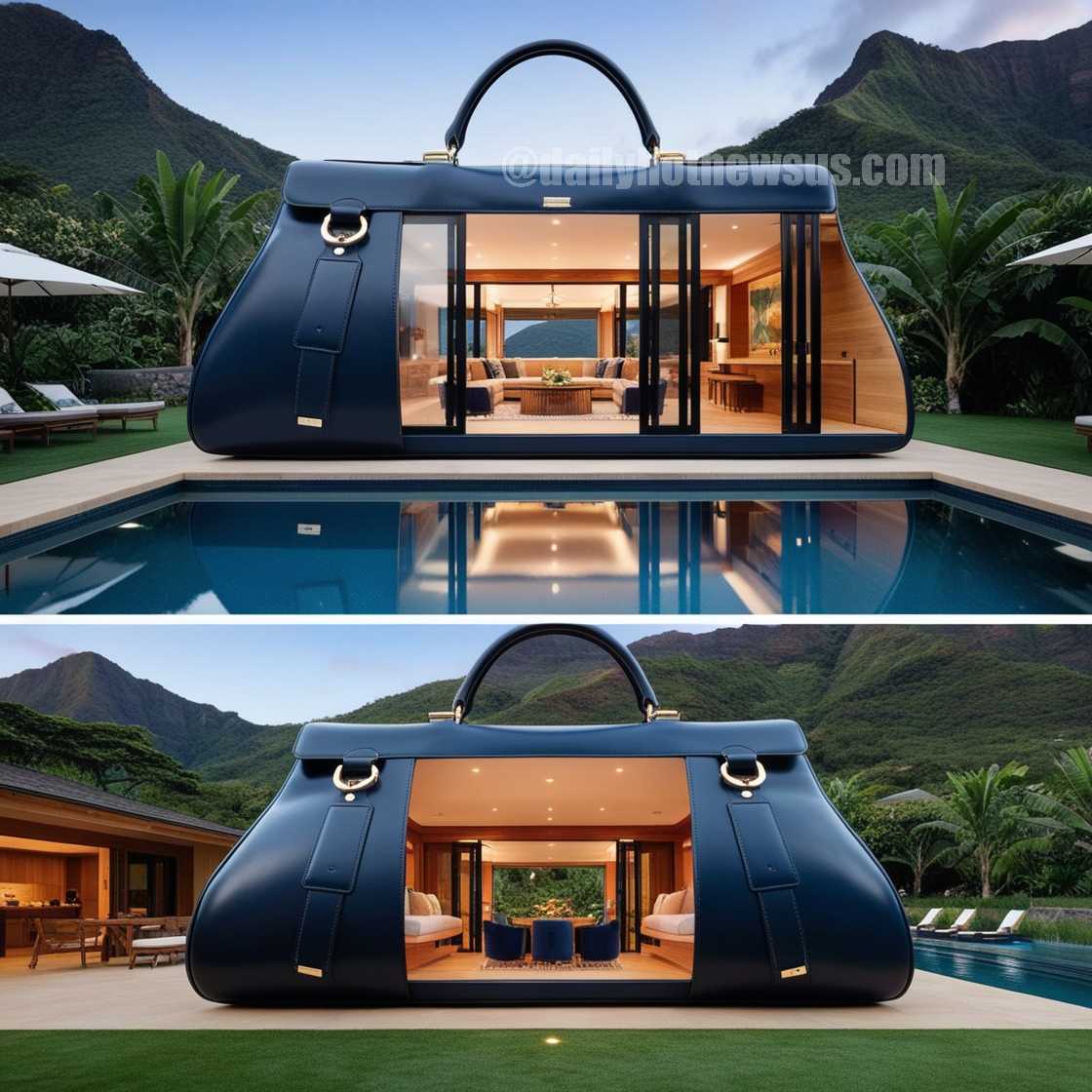 Bag-Shaped Villa