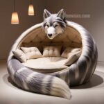 Giant Wolf Lounging Pods