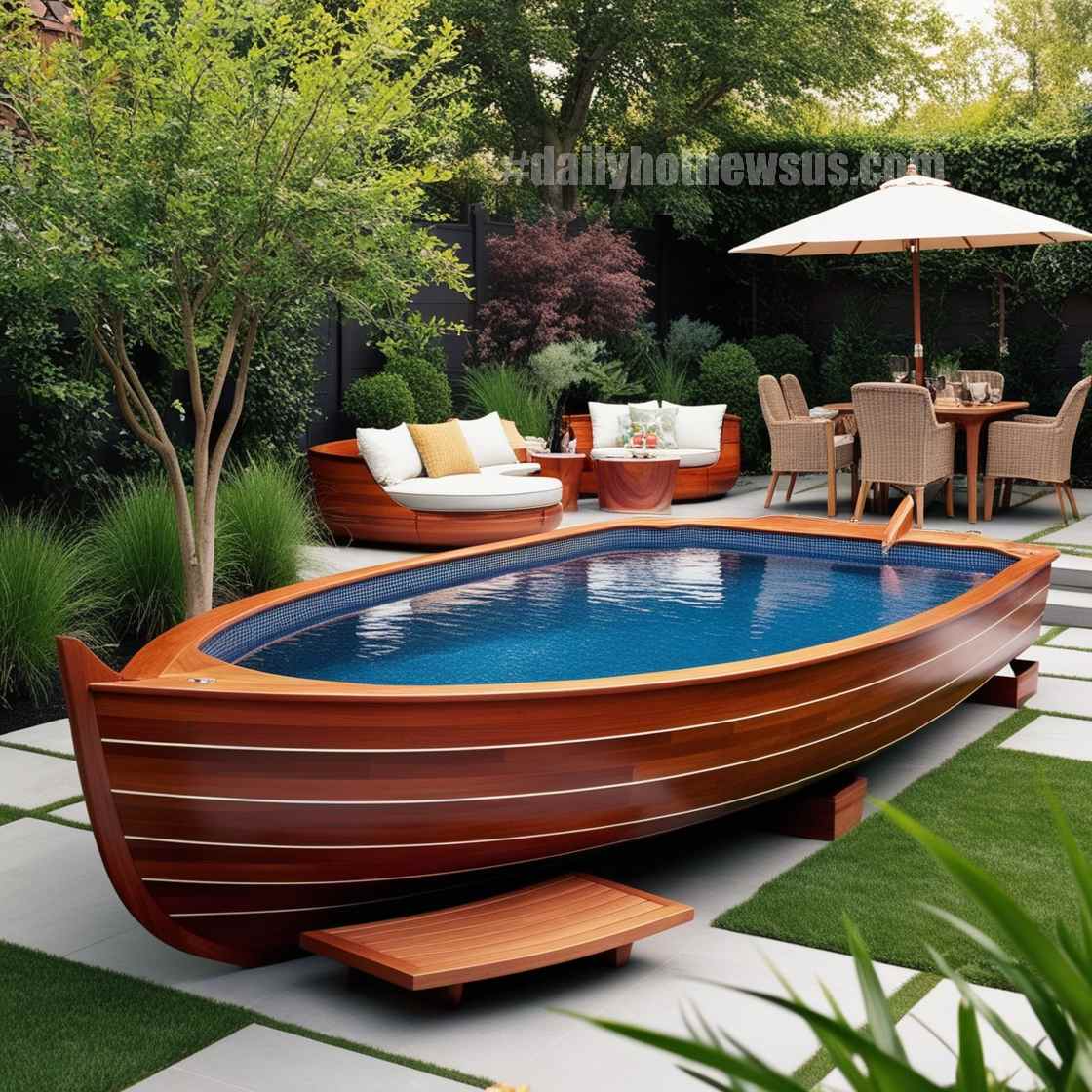 Wood Canoe Pools