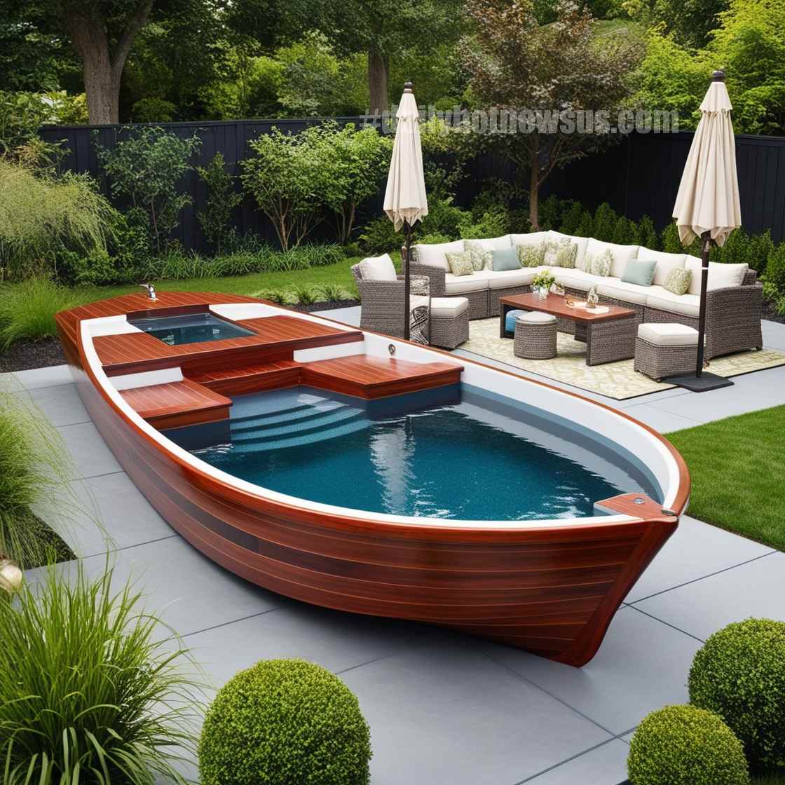 Wood Canoe Pools