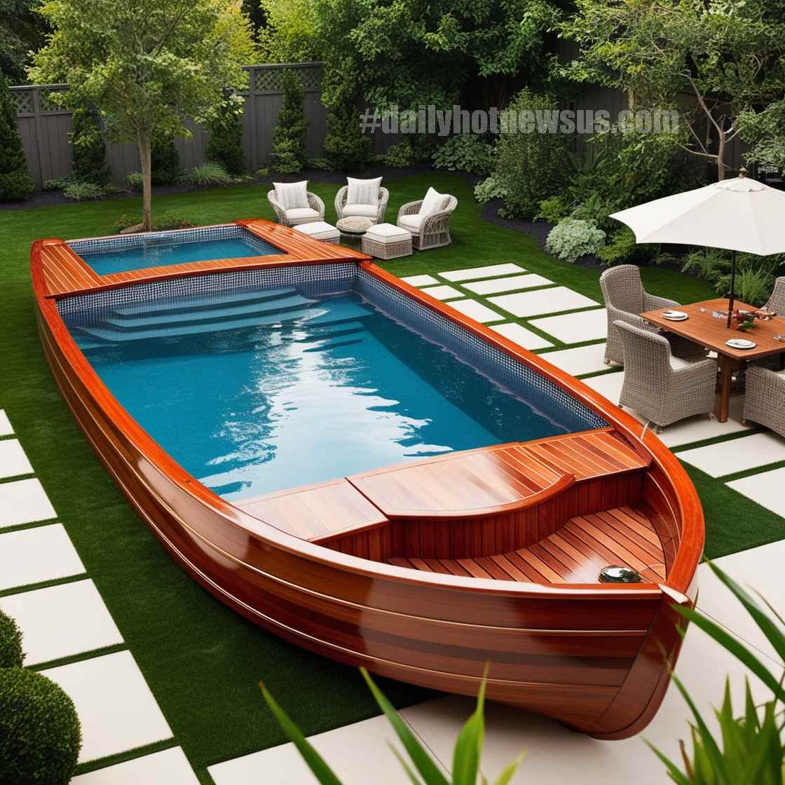 Wood Canoe Pools