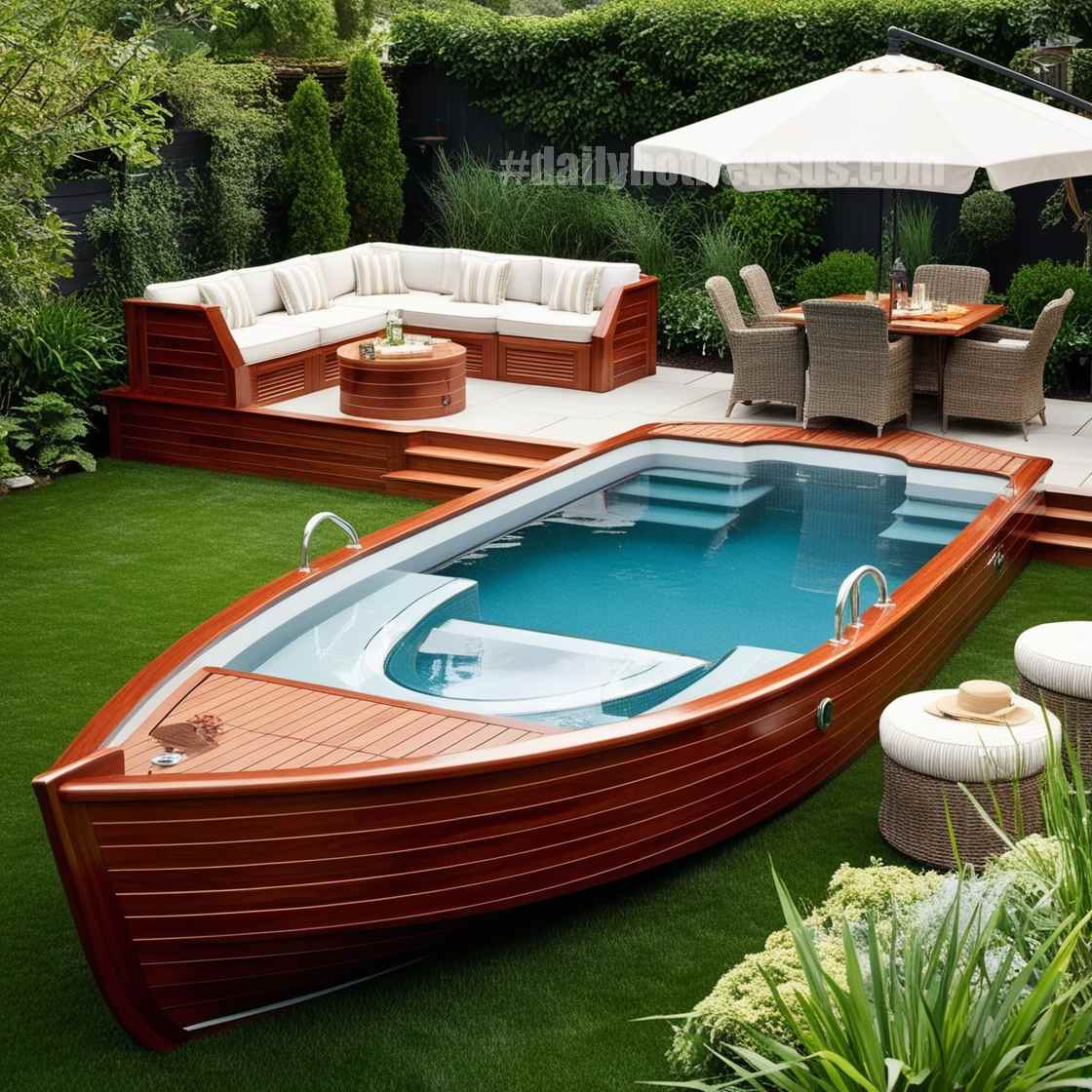 Wood Canoe Pools