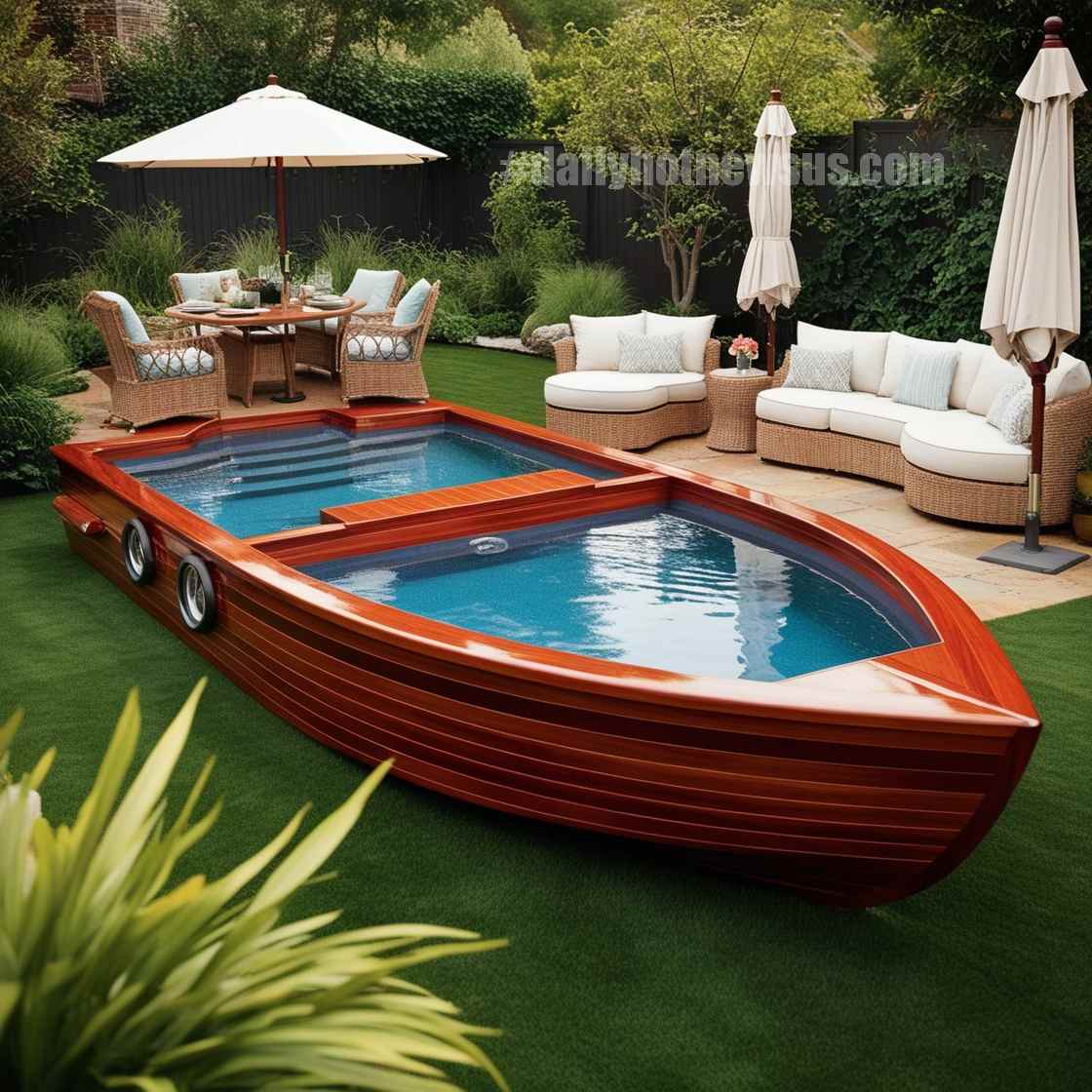 Wood Canoe Pools