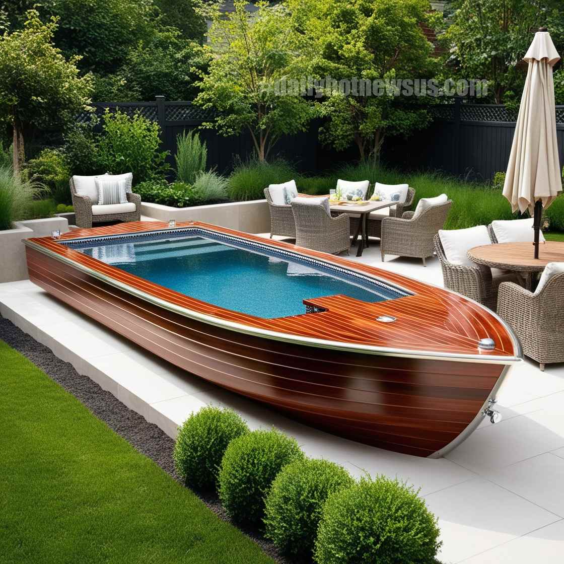 Wood Canoe Pools