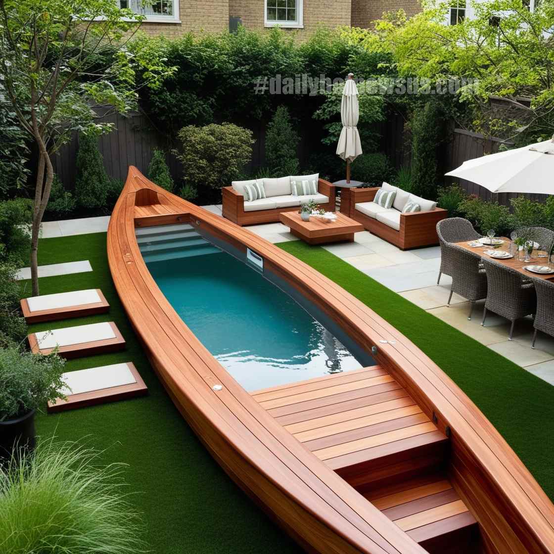 Wood Canoe Pools