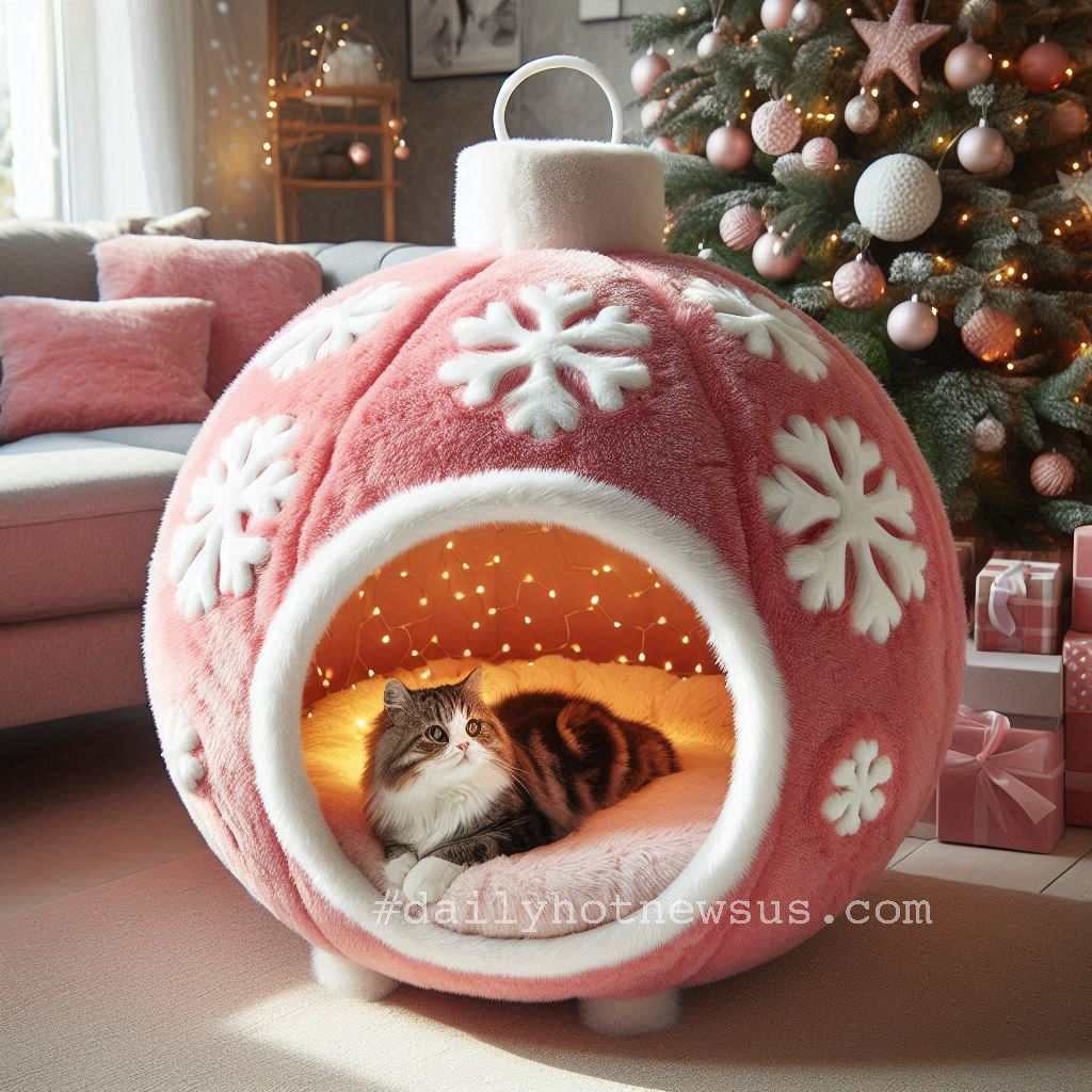 Christmas Bauble Pet Beds