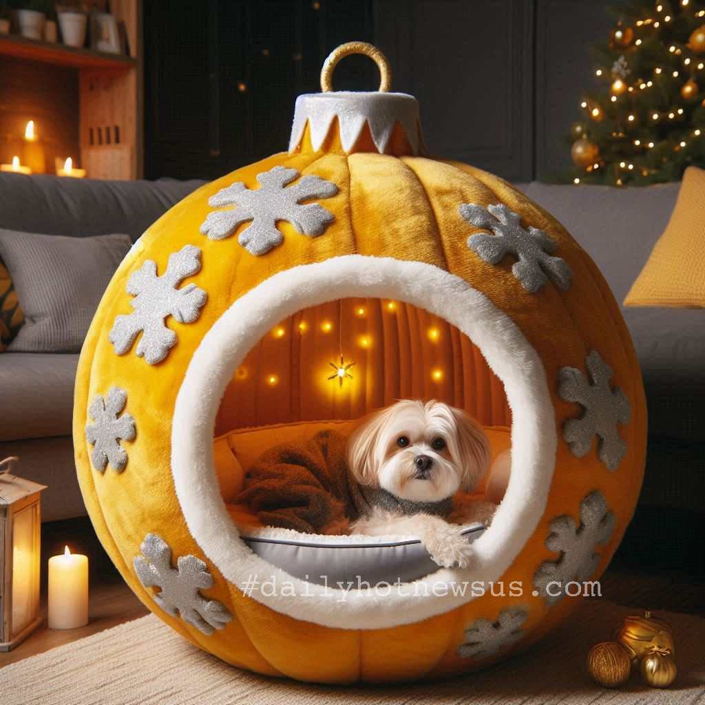 Christmas Bauble Pet Beds