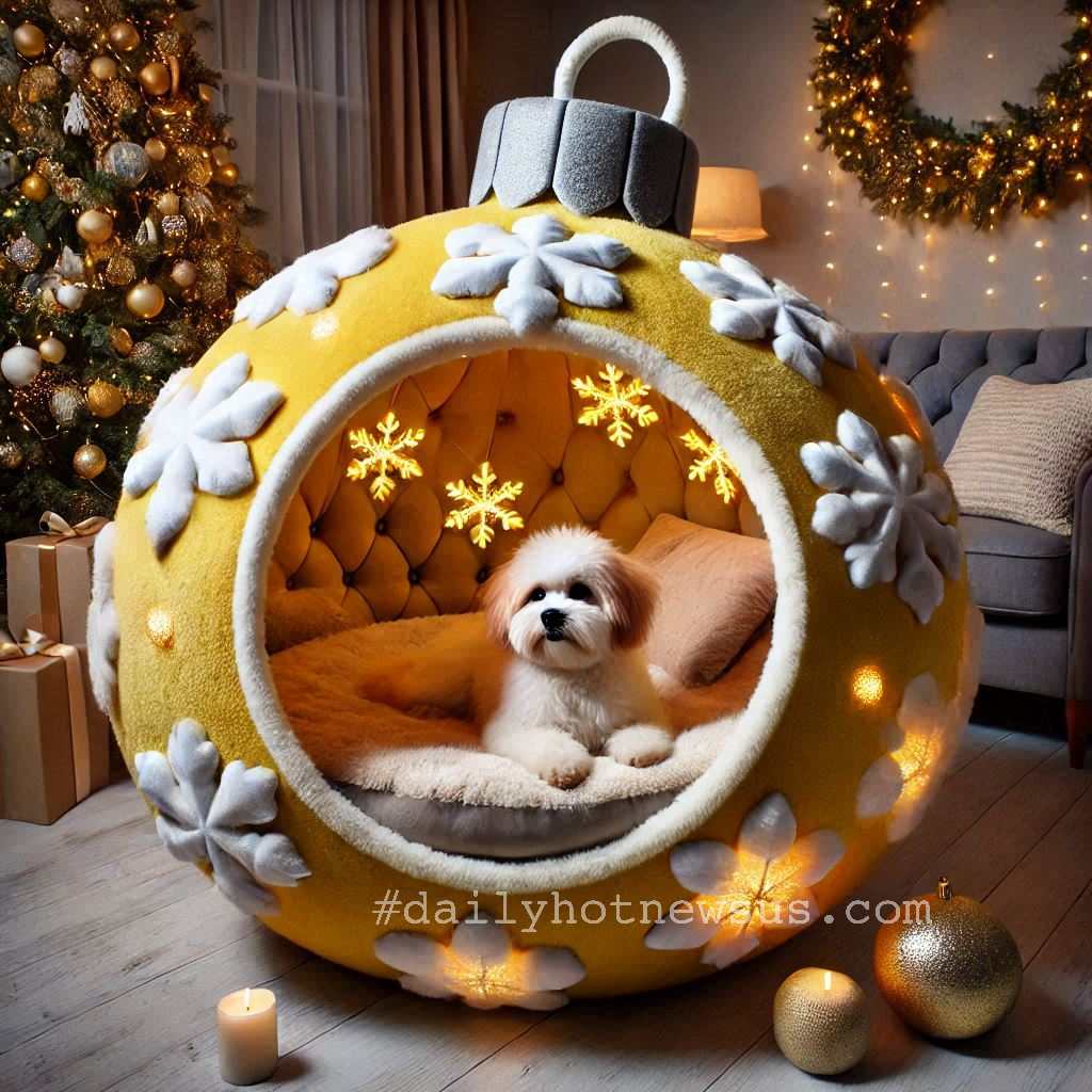 Christmas Bauble Pet Beds