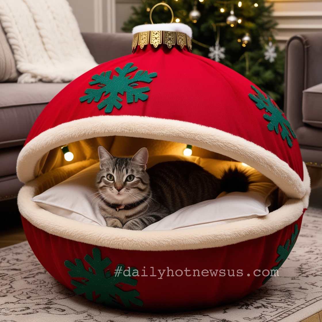 Christmas Bauble Pet Beds