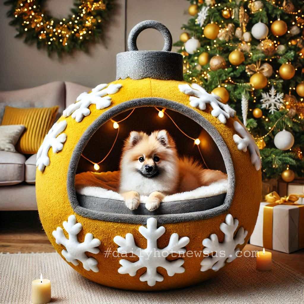 Christmas Bauble Pet Beds