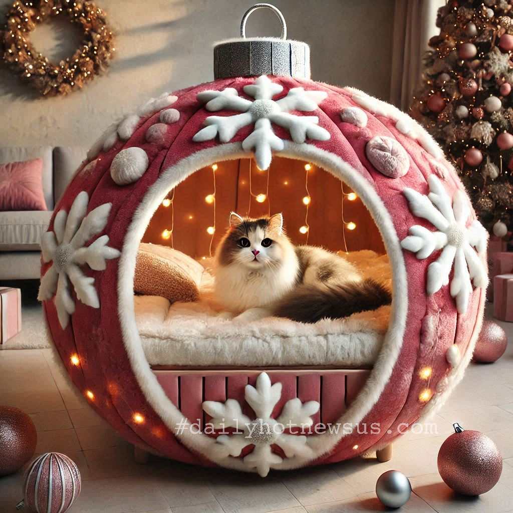 Christmas Bauble Pet Beds