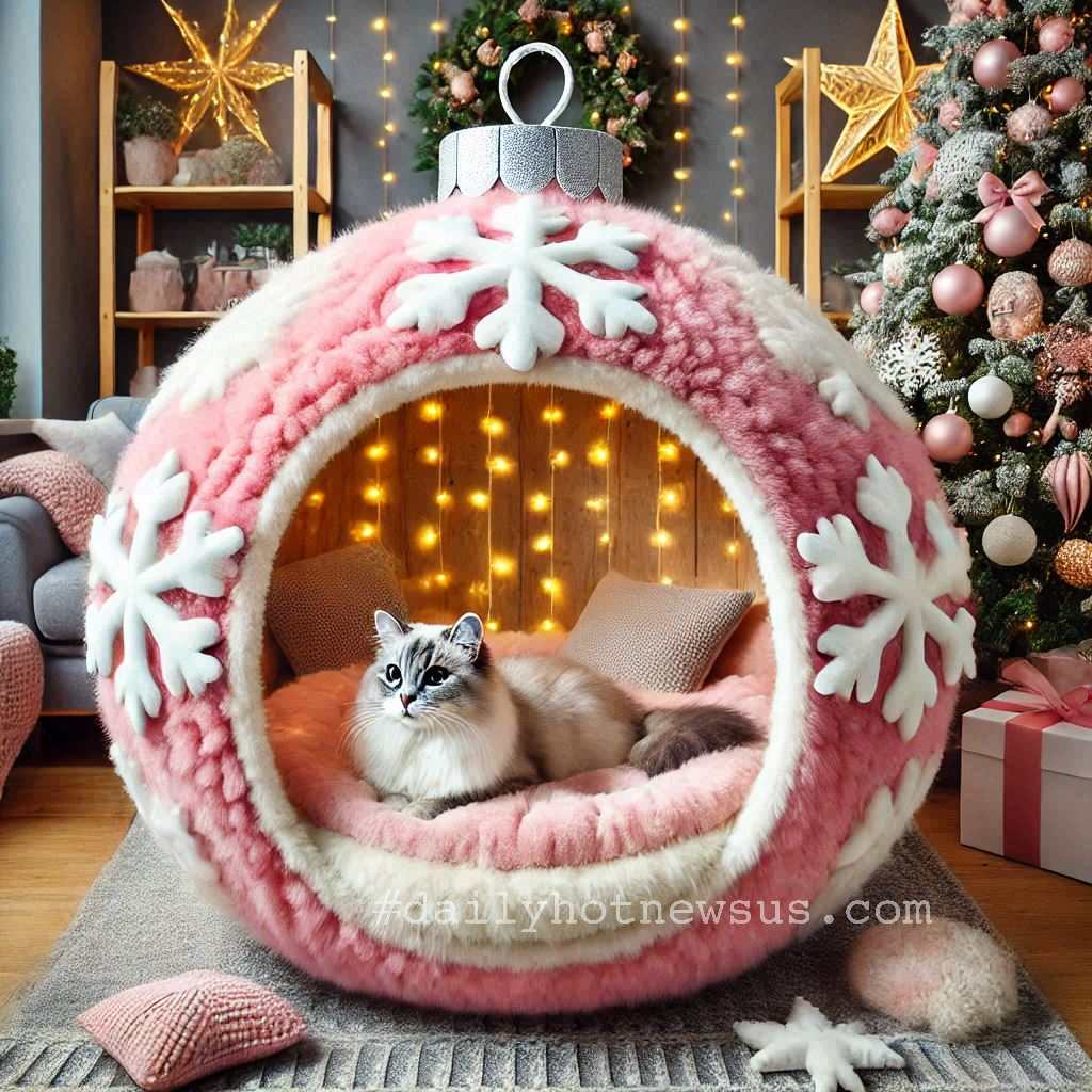 Christmas Bauble Pet Beds