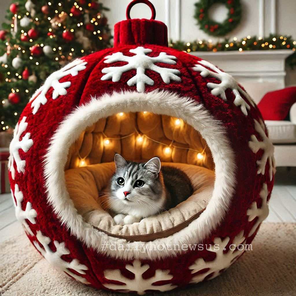 Christmas Bauble Pet Beds