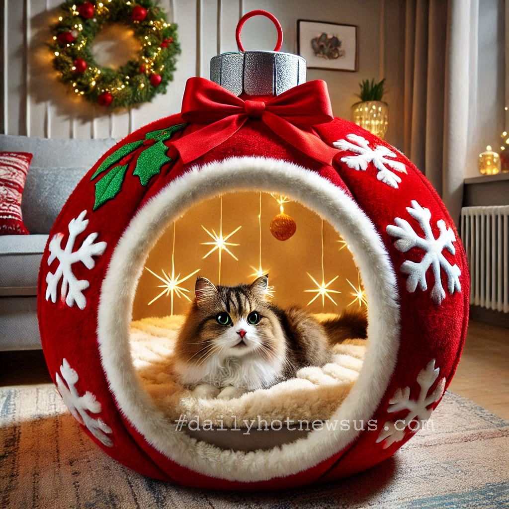 Christmas Bauble Pet Beds