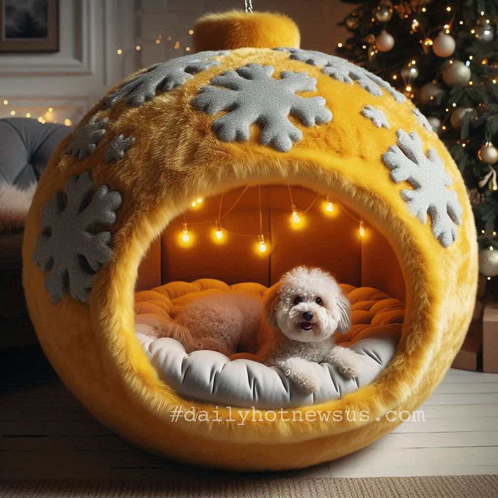 Christmas Bauble Pet Beds