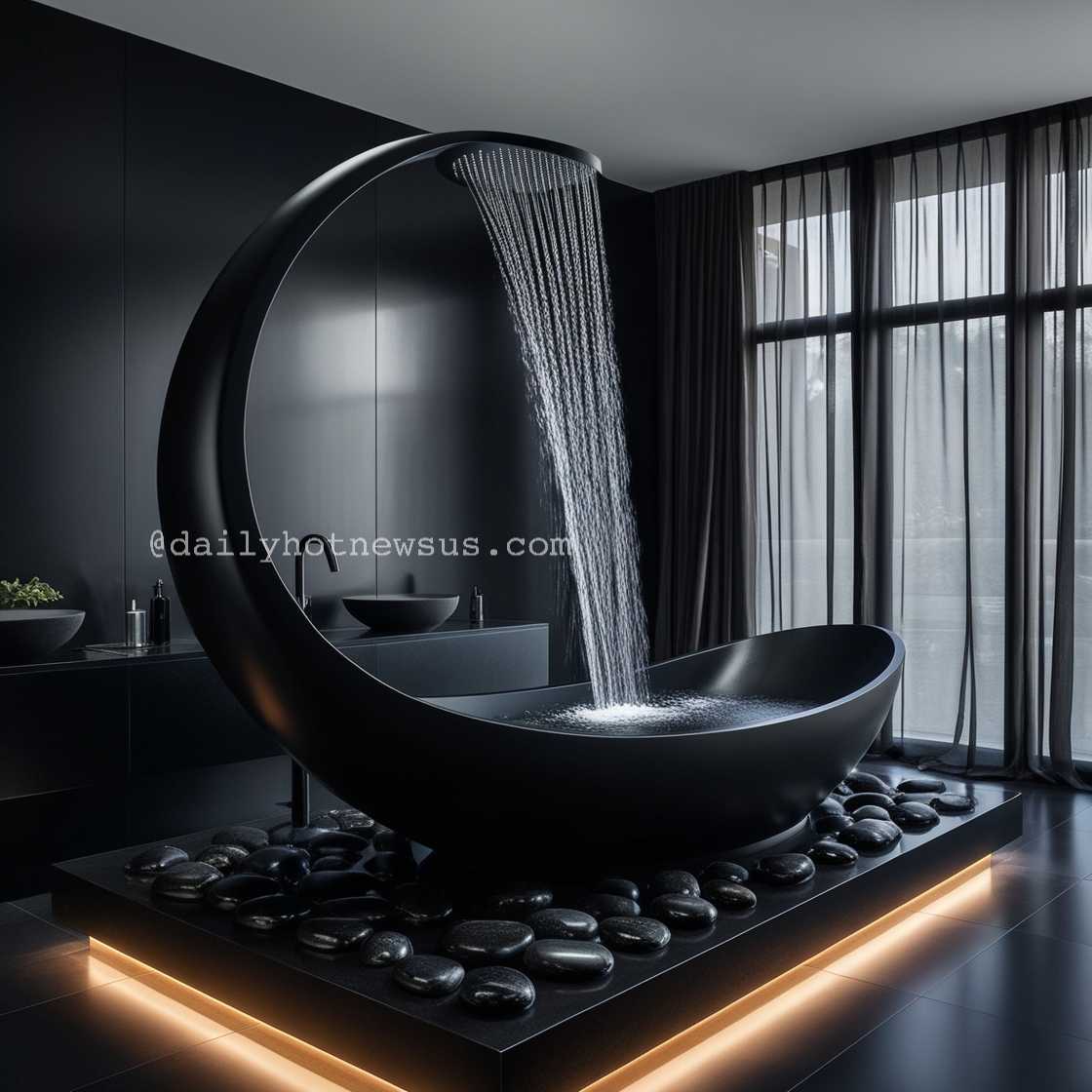 Crescent Moon Bathtub