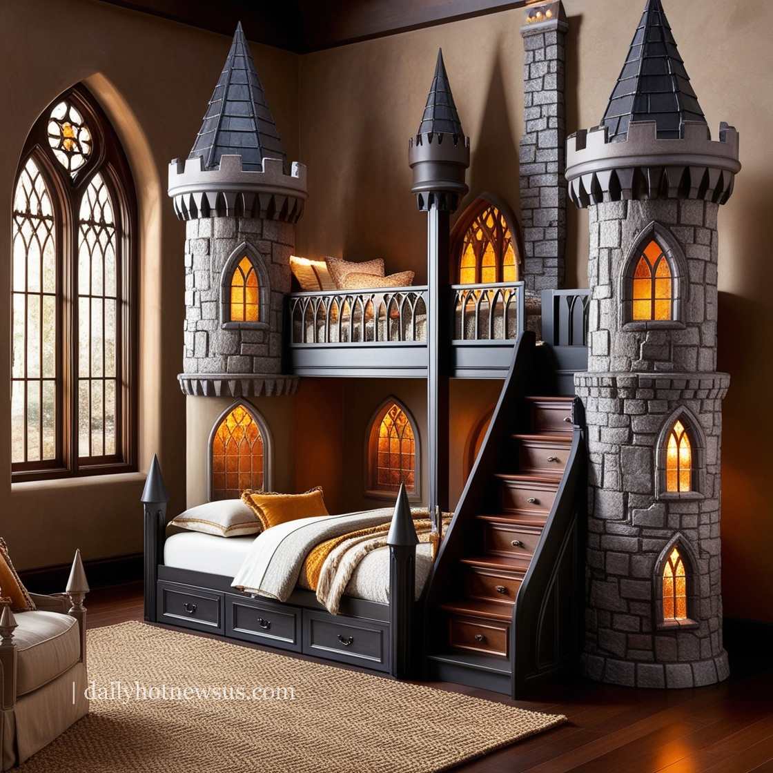 Incredible Hogwarts Bunk Bed