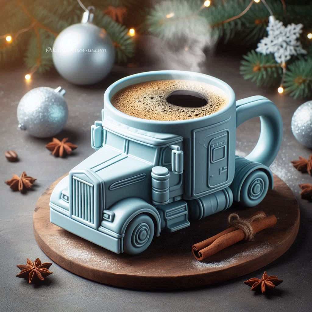 Semi Truck Coffee Mug