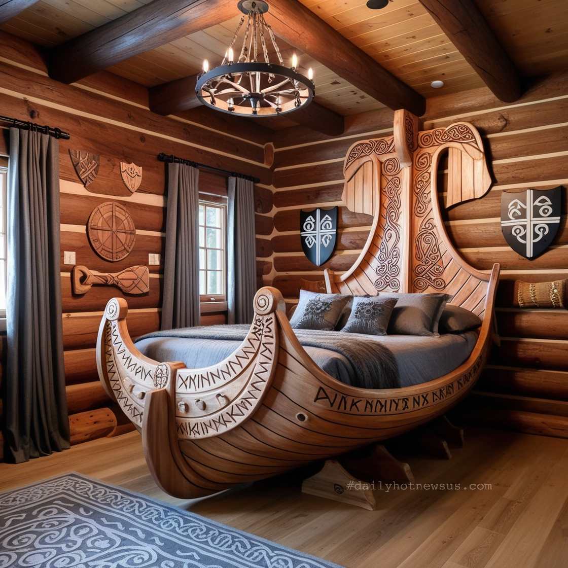 Viking Ship Bed