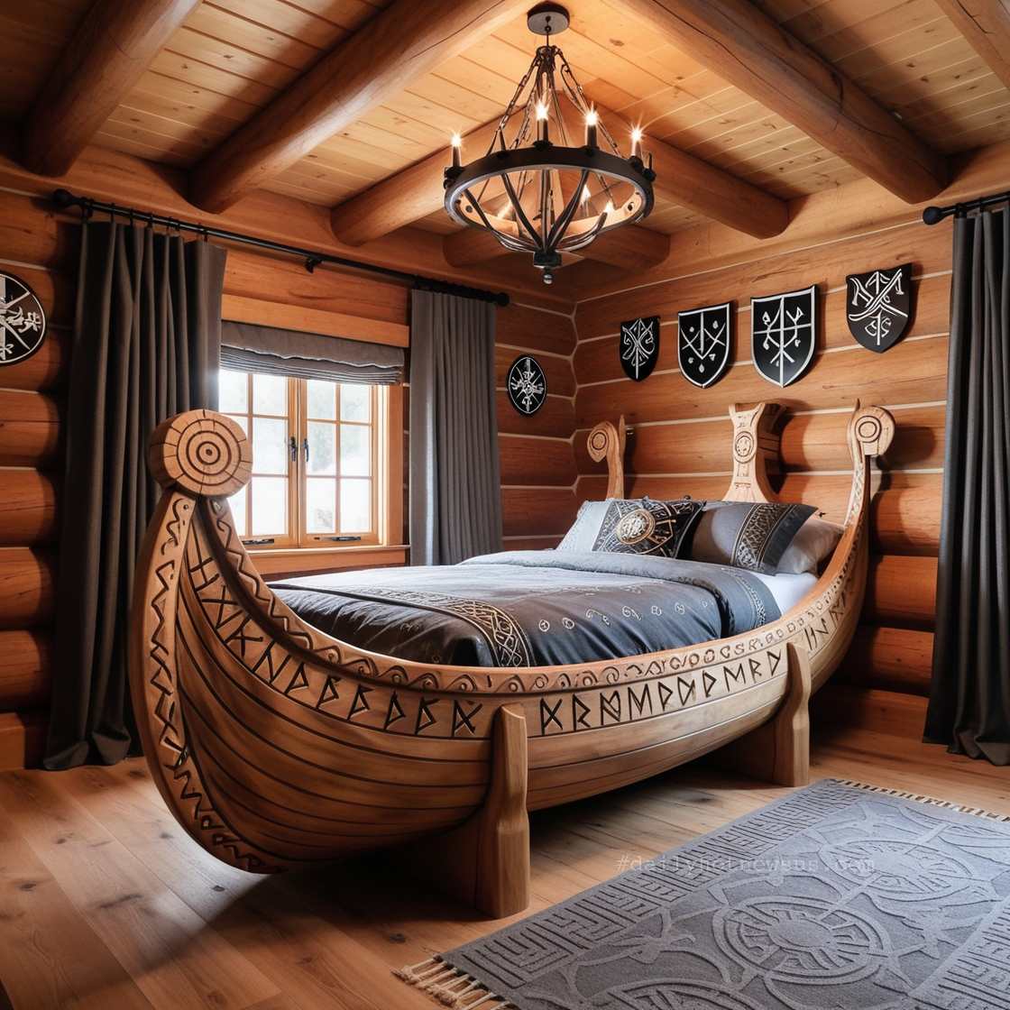 Viking Ship Bed