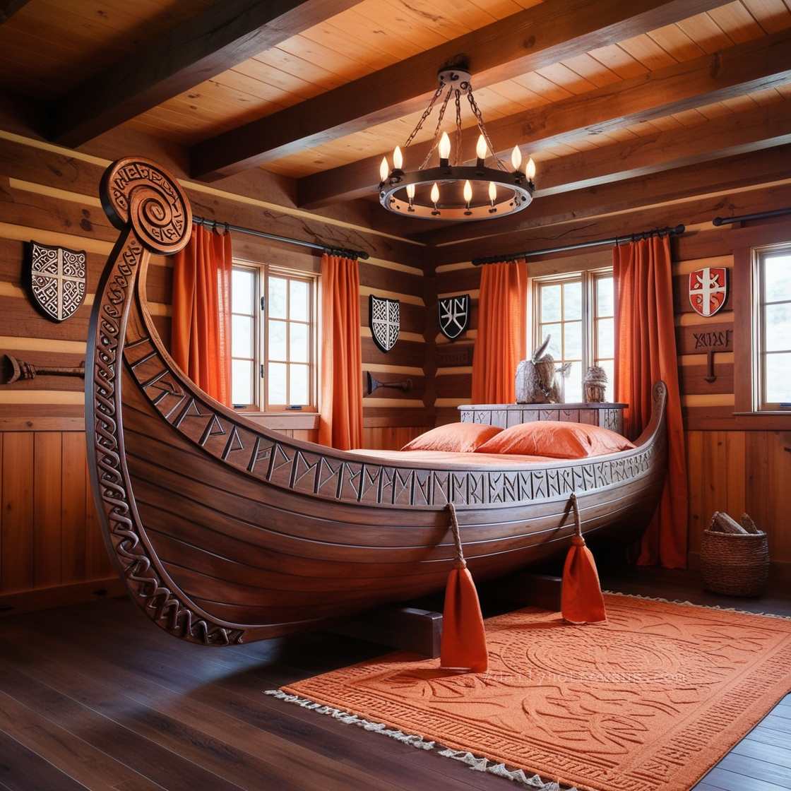 Viking Ship Bed