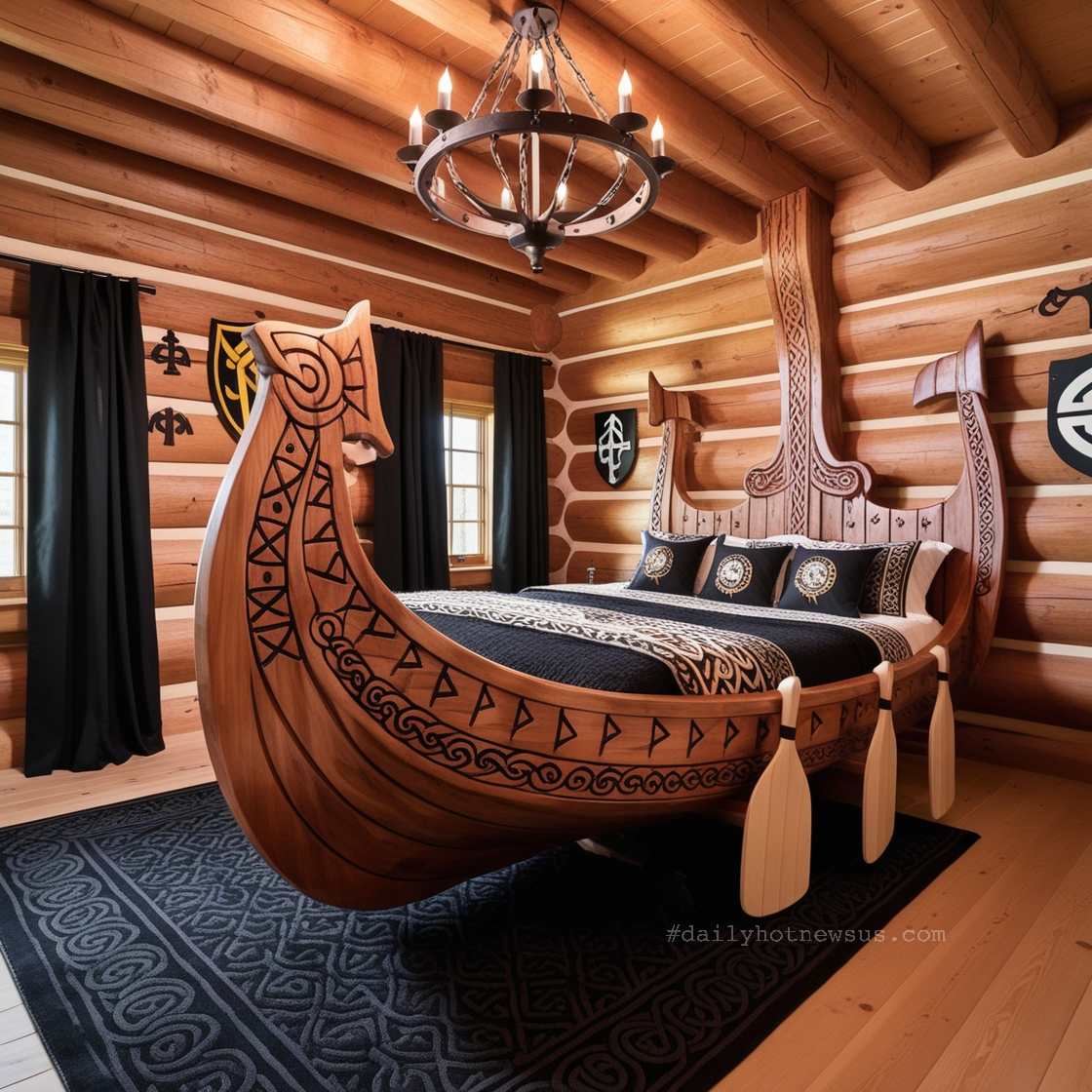 Viking Ship Bed